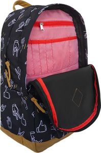 Paul&Co Plecak szkolny Dłonie czarny 4