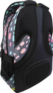 Incood Plecak trzykomorowy Plamki szary pastelowe 4