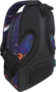 Incood Plecak trzykomorowy Dinozaury niebieski 4