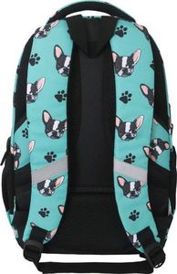 Incood Plecak trzykomorowy miętowy Buldog 3