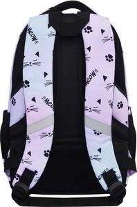 Incood Plecak trzykomorowy Kot pastelowy 2