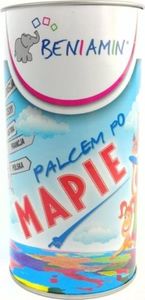 Beniamin Palcem po mapie w tubie 1