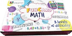 Creativo Fun Card Math (ułamki zwykłe, ułamki dziesiętne) 1