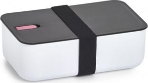 Zeller Pudełko na lunch, plastikowe, białe / czarne / różowe, 19 x 12 x 6,5 cm 1