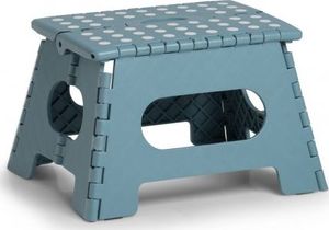 Zeller Składany stołek, plastikowy, niebieski, 35 x 28 x 22 cm 1