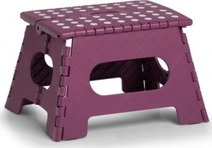 Zeller Składany stołek, plastikowy, fioletowy, 35 x 28 x 22 cm 1