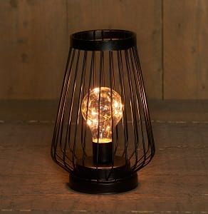 Lampa stołowa Coen Bakker Lantern czarny/Lampa z miedzianym drutem 14x14x21 1