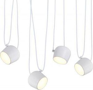 Lampa wisząca King Home Lampa wisząca EYE 4 biała - LED, aluminium 1