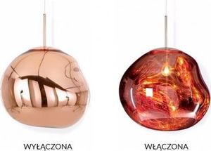 Lampa wisząca King Home Lampa wisząca FUSION 30 miedziana - akryl 1