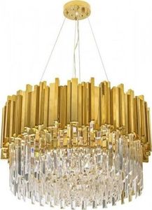 Lampa wisząca King Home Lampa wisząca IMPERIAL GOLD 60 - stal, kryształ 1