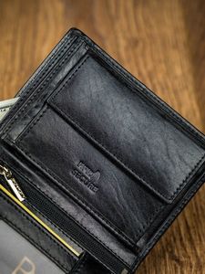 Rovicky Rewelacyjny Męski Portfel Rovicky Skóra Naturalna 13