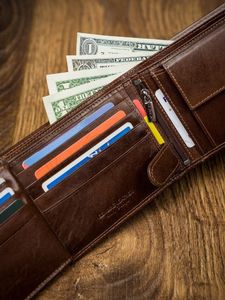 Rovicky Rewelacyjny Męski Portfel Rovicky Skóra Naturalna 6