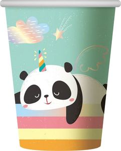 GoDan Kubeczki urodzinowe Rozmarzona Panda - 266 ml - 6 szt. uniwersalny 1