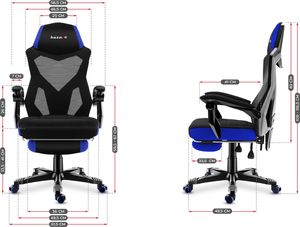 Fotel Huzaro Combat 3.0 niebieski 10