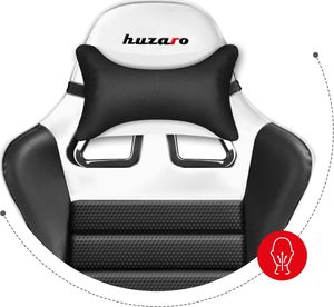 Fotel Huzaro Force 6.0 czarno-biały 12
