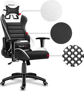 Fotel Huzaro Force 6.0 czarno-biały 15