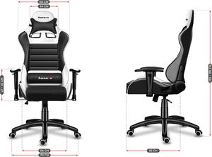 Fotel Huzaro Force 6.0 czarno-biały 18