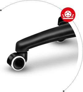 Fotel Huzaro Force 6.0 czarno-biały 10