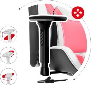 Fotel Huzaro Fotel Gamingowy gracza HUZARO FORCE 7.3 Pink 6