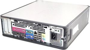 Komputer Dell Dell Optiplex 780 SFF C2D E8400 2x3.0GHz 4GB 240GB SSD DVD Windows 10 Professional PL uniwersalny 5