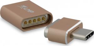 Adapter USB LMP USB-C - USB-C Złoty  (18966) 1