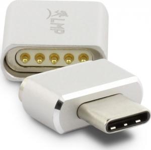 Adapter USB LMP USB-C - USB-C Biały  (17086) 1