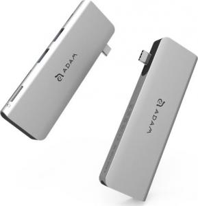 HUB USB Adam Elements CASA 5E 1x SD 1x USB-C PD 1x microSD  + 2x USB-A 3.1 Gen1 (AEAAPADHUB5EGY) 3