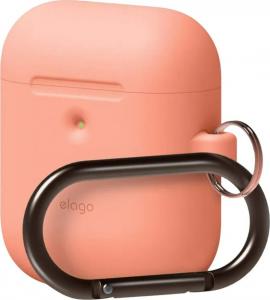 Elago Etui ochronne Hang Silicone do AirPods 2 pomarańczowe 1