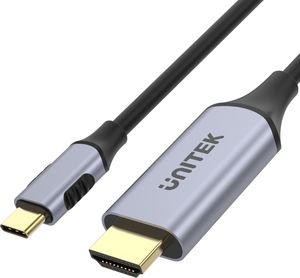 Kabel USB Unitek USB-C - HDMI 1.8 m Czarny (V1125A) 1