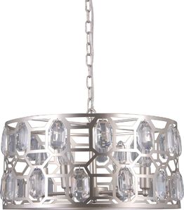 Lampa wisząca Italux Momento glamour srebrny  (PND-43400-6) 1