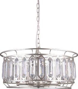 Lampa wisząca Italux Priscilla glamour srebrny  (PND-43388-6B) 1