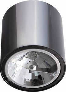 Lampa sufitowa Orlicki Design Oprawa natynkowa tuba czarna Orlicki Design Neo Neo cromo nero 1