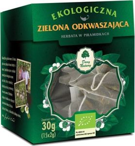 Dary Natury Herbata Zielona Odkwaszająca Piramidki Bio (15 x 2 g) - Dary Natury 1