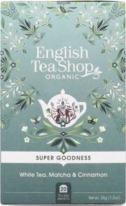 English Tea Sho Herbata biała z cynamonem,matcha i imbirem (20x1,75) BIO 35 g 1