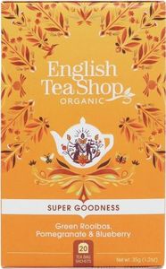 English Tea Sho Herbata zielona z Rooibos,granatem i jagodą (20x1,75) BIO 35 g 1