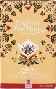 English Tea Sho Herbata biała Lychee Cocoa (20x2) BIO 40 g 1
