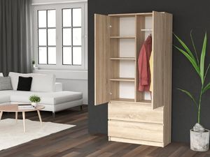 Topeshop SZAFA MALWA SS-90 - DĄB SONOMA (SZAFA MALWA SON KPL) 4