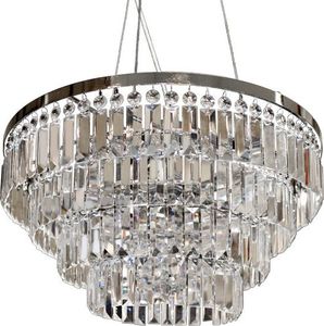 Lampa wisząca Azzardo Salerno klasyczna glamour chrom  (AZ2107) 1