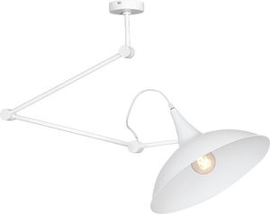 Lampa sufitowa Aldex Biała lampa sufitowa biurowa Aldex MELOS 808PL/G 1