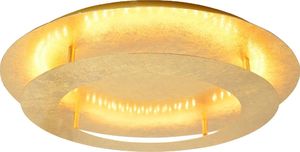 Lampa sufitowa Candellux Lampa sufitowa metalowa złota Candellux MERLE ledowa 98-66213 1