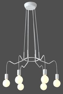 Lampa wisząca Candellux BASSO industrial minimalistyczna biały  (36-71026) 1