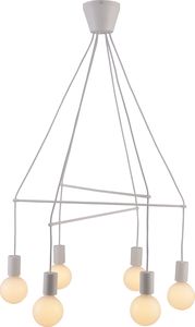 Lampa wisząca Candellux Alto industrial minimalistyczna biały  (36-70920) 1