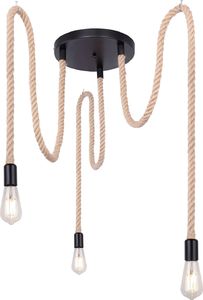 Lampa wisząca Globo ULLEU minimalistyczna czarny  (69029-3H1) 1