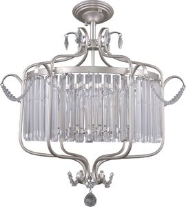 Lampa wisząca Italux Rinaldo glamour srebrny  (PNPL-33057-6B-CH.S) 1