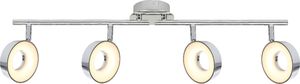 Lampa sufitowa Candellux Spot sufitowy chromowany Candellux ISLA ledowy 94-61720 1