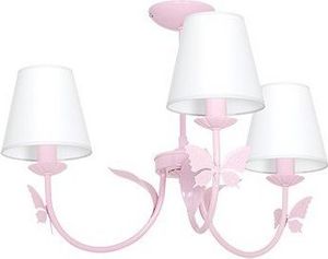 Milagro Lampa wisząca biała Milagro ALICE PINK dla dziewczynki MLP 963 1