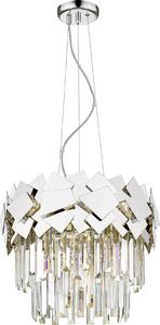 Lampa wisząca Zumaline PLAZMA glamour chrom  (P0506-05A-F4AC) 1