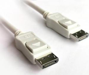 Kabel Digitus DisplayPort - DisplayPort 1.8m biały (AK-340100-018-E-L) 1