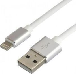 Kabel USB EverActive USB-A - Lightning 1.5 m Biały (CBS-1.5IW) 1