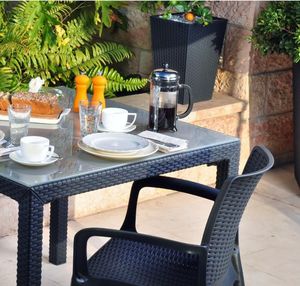 Keter Krzesło ogrodowe BALI MONO Grafit 2